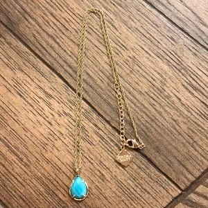 Kendra Scott Turquoise Kiri Necklace